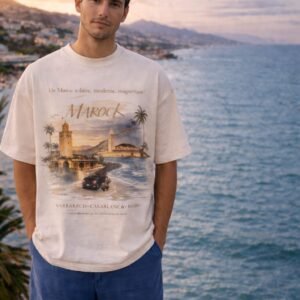 T-Shirt MAROCK – Oversize Unisexe – Edition Maroc Moderne
